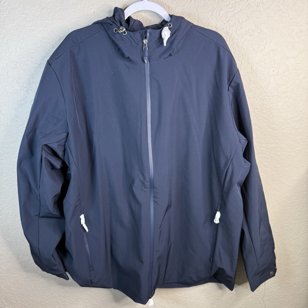 Cutter and Buck Camano Everyday Eco Jacket Navy Blue Full Zip XXL NWT